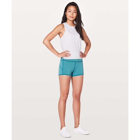 SOLD Lululemon In Movement Shorts 8 - Picture 1 of 4